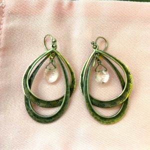 Silpada silver earrings.